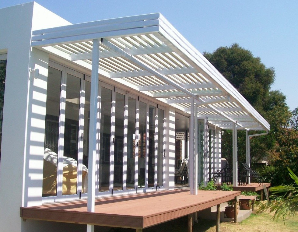 Waterproof fabric cover installed over an outdoor area in Cape Town